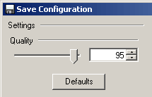 JPEG file configuration
