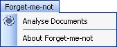 Forget-me-not menu in MS Word 2003 / MS PowerPoint 2003