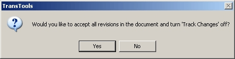 Screenshot: Accept Revisions confirmation dialogue