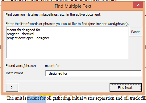 Finding common mistakes