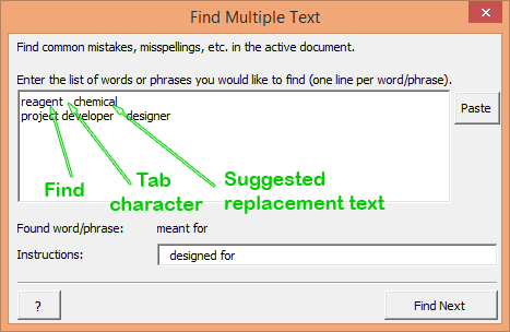 How to create the list of search items