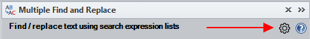 Tool configuration button