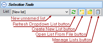 Commands for managing lists