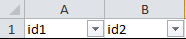 Dropdown lists in filtered sheet header row